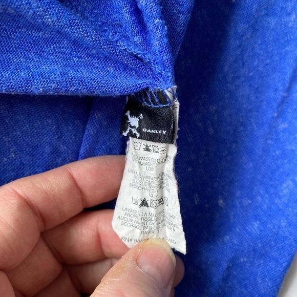 Oakley Women's Open Front Purplish-Blue Lightweight Cardigan Cover Up Size Small - Picture 4 of 12